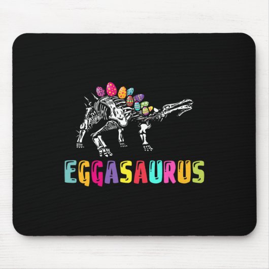 Ostersonntag-Dino - Eggasaurus Stegosaurus Ei Dino Mousepad (Vorne)