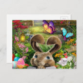 Ostersonntag Feiertagspostkarte (Vorne/Hinten)