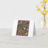 "Ostersonntag" gefaltete Grußkarte Karte (Gelbe Blume)