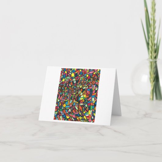 "Ostersonntag" gefaltete Grußkarte Karte (Vorderseite)