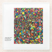 "Ostersonntag" Glasuntersetzer (Vorderseite)