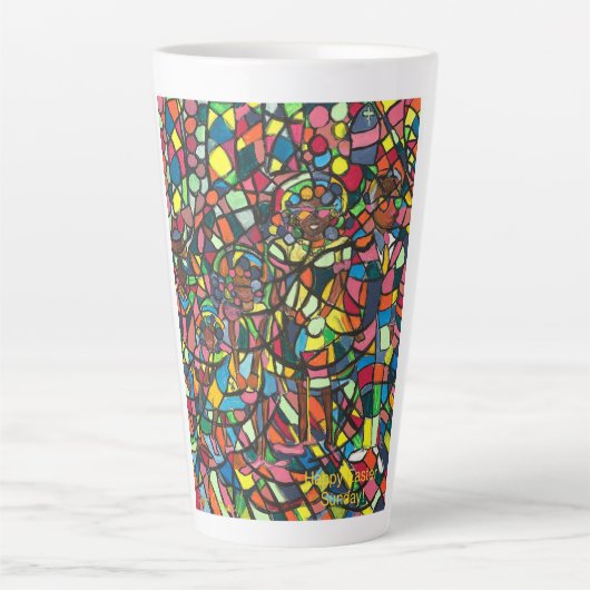 "Ostersonntag" Latte Tasse (Vorderseite)