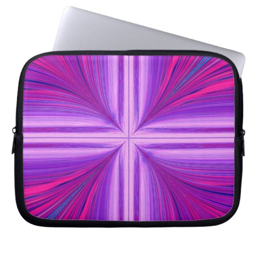 Ostersonntag Sonnenaufgang Auferstehung Fraktal Laptopschutzhülle (Vorderseite)
