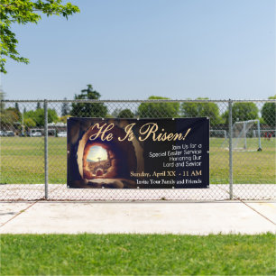 Ostersonntags-Gottesdienstbanner Banner