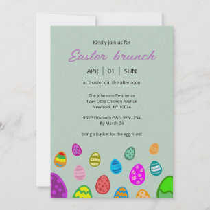 Ostersonntagsbrunch Einladung