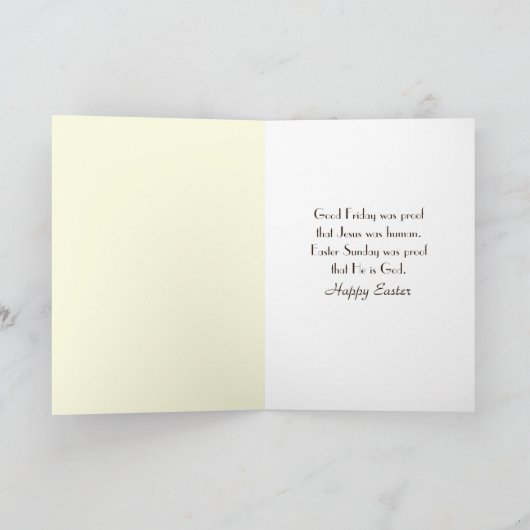 Ostersonntagsstuben Karte (Innenseite)