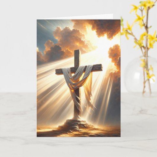 Ostersonntagsstuben Karte (Gelbe Blume)