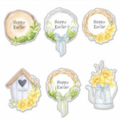 Ostersortiment-Aufkleber Aufkleber (Vorderseite)