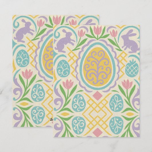 Osterspass Feiertagskarte (Vorne/Hinten)