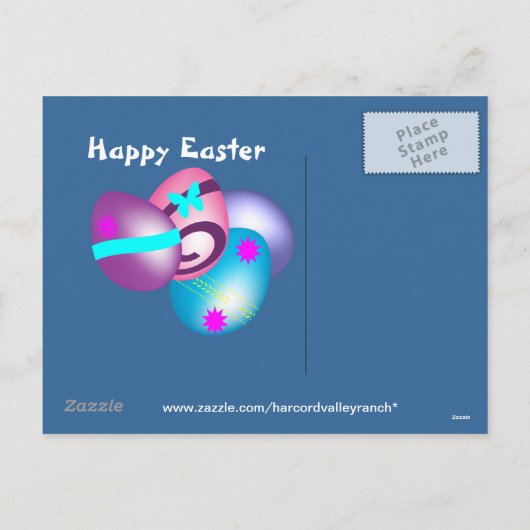 Osterspass Feiertagspostkarte (Rückseite)