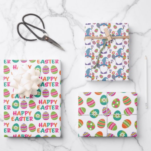 Osterspass Geschenkpapier Set (Vorderseite)