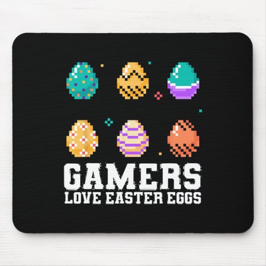 Osterspiele Liebe Ostereier-Gamer Mousepad (Vorne)