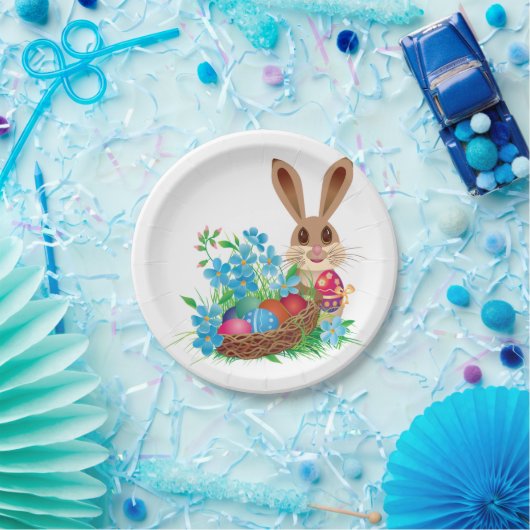 Osterspielkarten für Kinder Pappteller (Party)