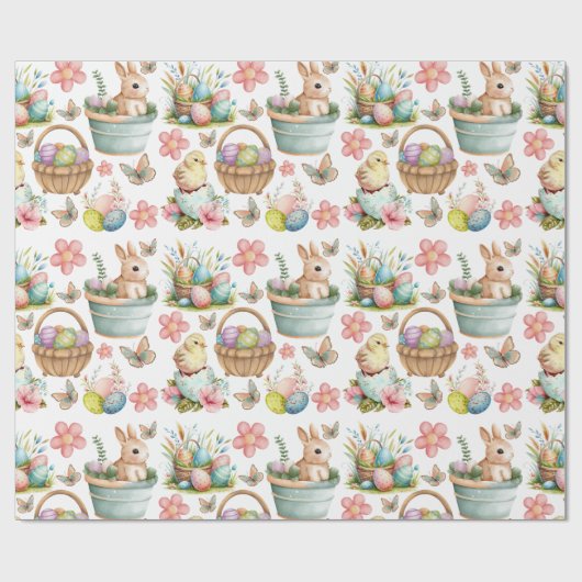 Osterspringtime Geschenkpapier (Flach)