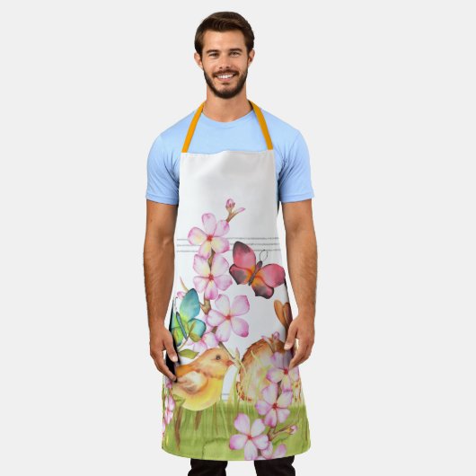 Osterspringtime Schürze (Getragen)