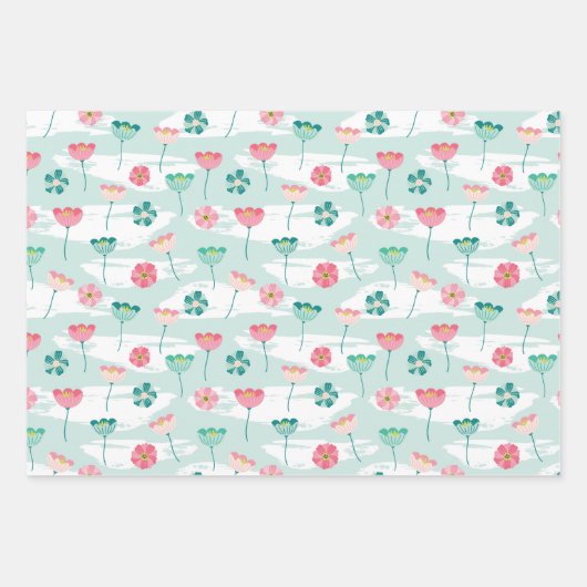 Osterspringtime-Wrapping Paper-Set 3 Geschenkpapier Set (Vorderseite 2)