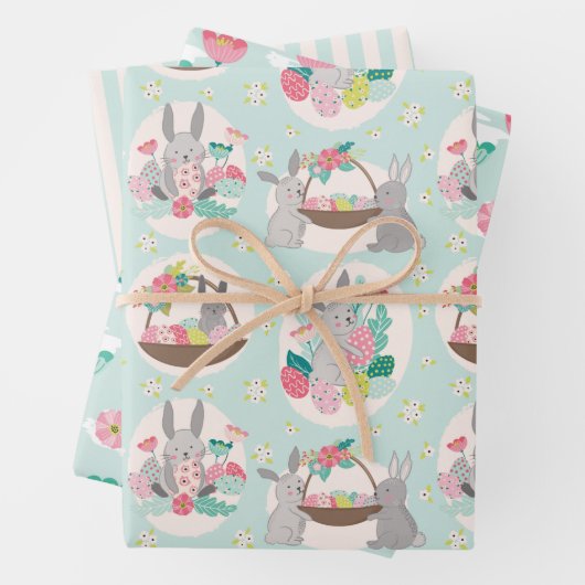 Osterspringtime-Wrapping Paper-Set 3 Geschenkpapier Set (Beispiel)