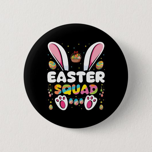 OsterSquad Ei Junting Bunny Group Matching Button (Vorderseite)