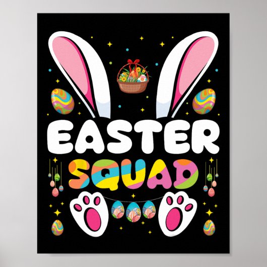 OsterSquad Ei Junting Bunny Group Matching Poster (Vorne)
