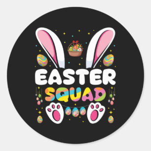 OsterSquad Ei Junting Bunny Group Matching Runder Aufkleber