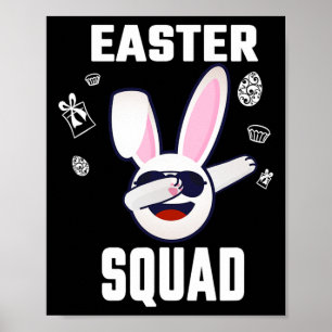 OsterSquad Familie passt Ostertagsgruppe Männer Poster