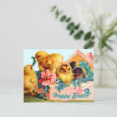 Osterstäbchen Feiertagspostkarte (Stehend Vorderseite)