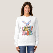 Osterstimmung, Hasenohren Sweatshirt (Vorne ganz)