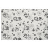 Osterstoff Bunny Spring Blumenmuster Stoff (Fat Quarter (45,7 x 55,9 cm))