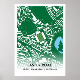 Osterstraßen-Stadionposter - Zuhause des Hibernian Poster