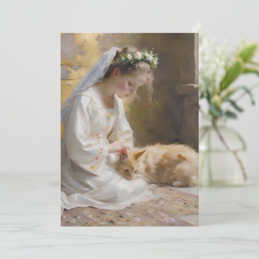 Osterszene A - Öle Feiertagskarte (Stehend Vorderseite)