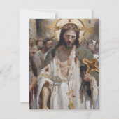 Osterszene B - Öle Feiertagskarte (Vorderseite)