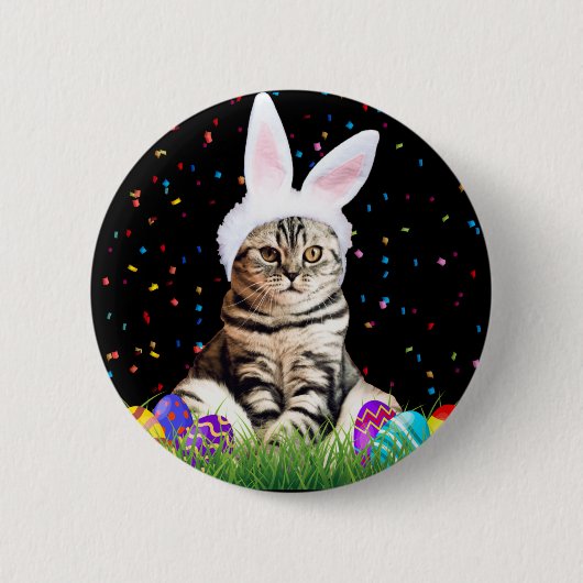 Ostertabby Button (Vorderseite)