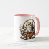 Ostertabby Kitty Tasse (VorderseiteRechts)