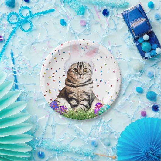 Ostertabby Pappteller (Party)