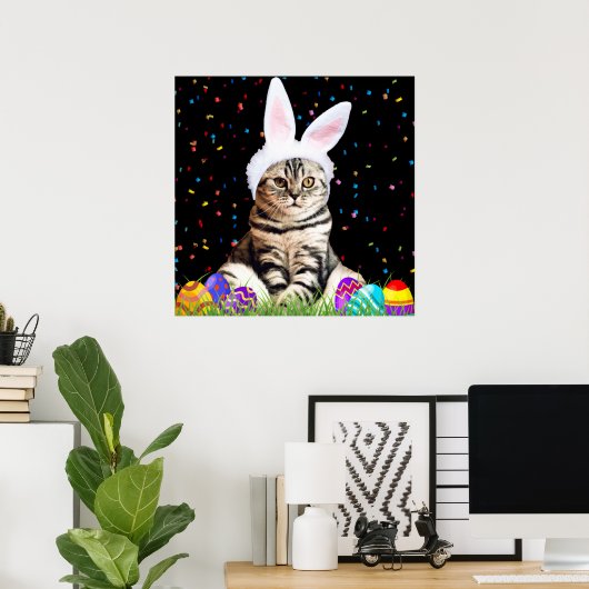 Ostertabby Poster (Heimbüro)