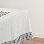Ostertablette 60x84", kariert, Punkte, Kaninchen Tischdecke (Beispiel)