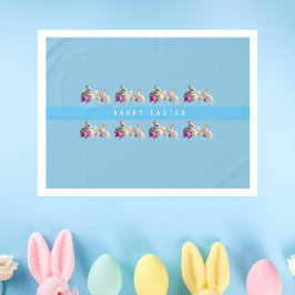 Ostertablette Zwei Kaninchen & Ostereier Tischdecke