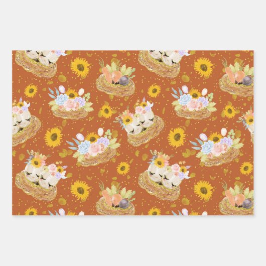 Ostertafel Geschenkpapier Set (Vorderseite)