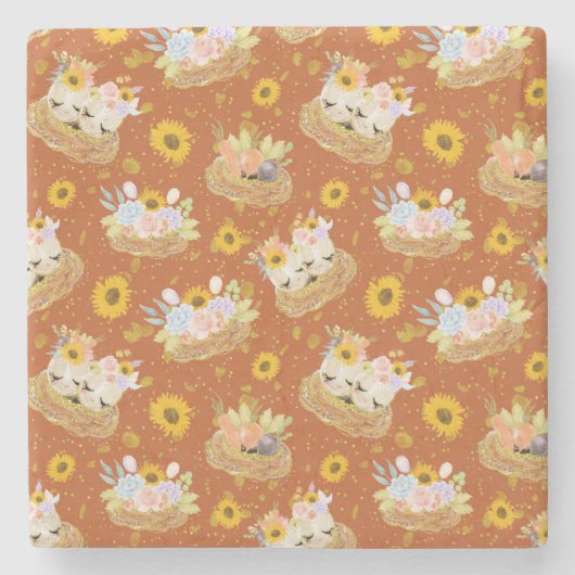 Ostertafel Steinuntersetzer (Vorderseite)