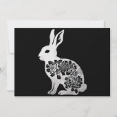 Ostertag Bunny Rabbit Einladung (Vorderseite)