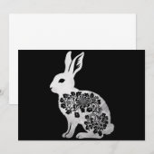 Ostertag Bunny Rabbit Einladung (Vorne/Hinten)