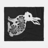 Ostertag Bunny Rabbit Fleecedecke (Vorderseite (Horizontal))
