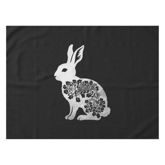 Ostertag Bunny Rabbit Tischdecke (Vorderseite (Horizontal))