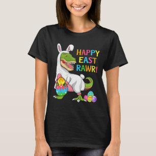 Ostertag Dinosaurier Lustig Glücklicher Ostrawr T  T-Shirt