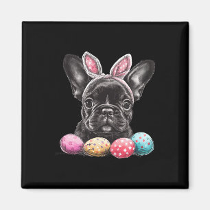 Ostertag Frenchie Hund Ostern Frenchie Hund Ostern Magnet