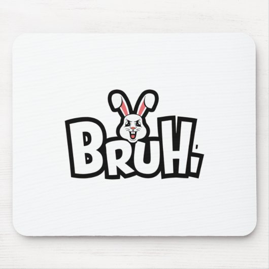 Ostertag Funny Angrunny Bunny Mousepad (Vorne)