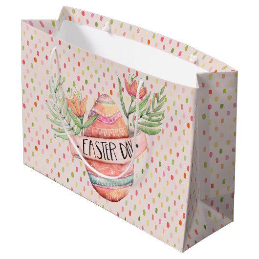 Ostertag Große Geschenktüte (Rückseite Schrägansicht)