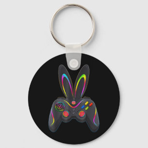 Ostertag Jungen Gamer Videospiel-Controller Hase Schlüsselanhänger