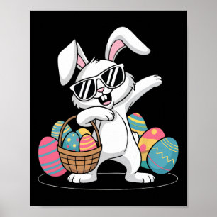 Ostertag Kaninchen Bunny Egg Jäger Jungen Kinder T Poster