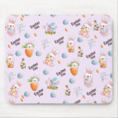 Ostertag Kaninchen Muster Maus Pad Mousepad (Vorne)
